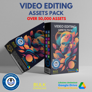 50,000+ Video Editing Assets Pack – After Effects & Premiere Pro Templates, Motion Graphics, Shapes & More