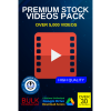 Preview of 5000+ Stock Video Footage Bundle including royalty-free HD and 4K clips, cinematic shots, and VFX videos for video editors and content creators.