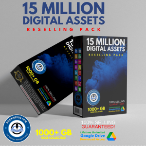 15 Million+ Digital Assets Resell Mega Bundle – Includes Graphic Design Packs, PLR eBooks, Stock Images, Fonts, Video Assets, Software, and More (14-in-1 Collection)