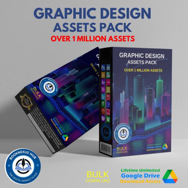 Preview of 608K Graphic Design Bundle featuring t-shirt designs, Lightroom presets, Photoshop and Illustrator templates, logos, vectors, and more creative assets